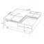 Table basse moderne carrée-1744676050