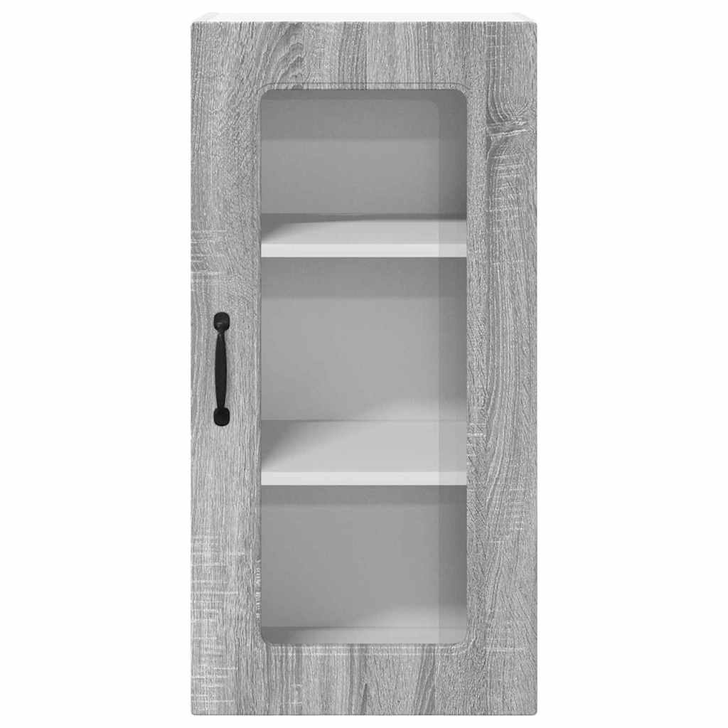 Vidaxl Kitchen Wall Cabinet Black 40 X 31 X 80 Cm Engineered Wood