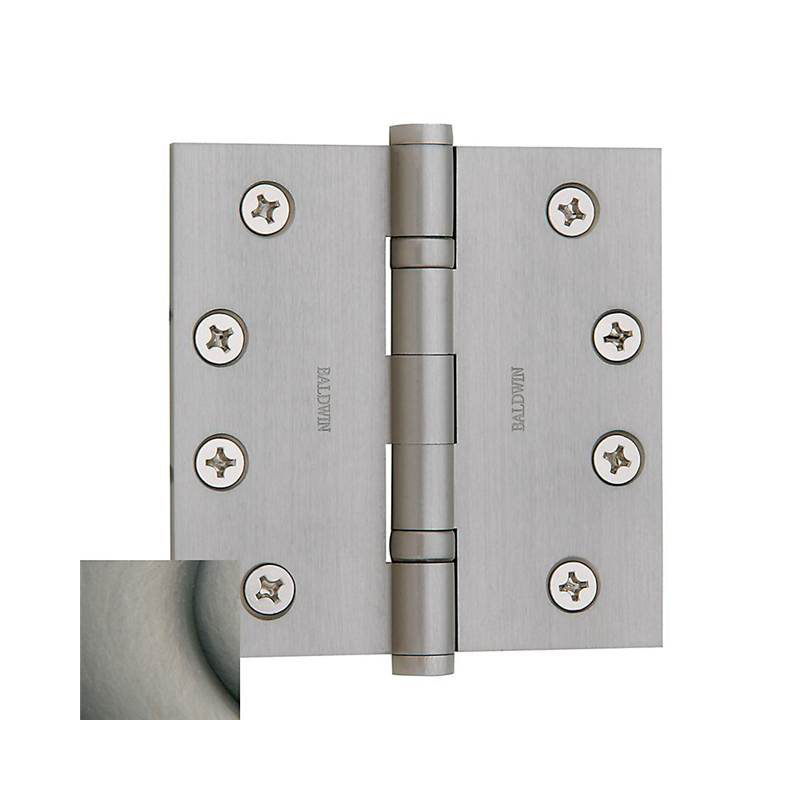 4" H x 4" W Ball Bearing Single Door Hinge, Stainless steel, Yes
