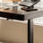 Black Rectangular Solid Wood  desk