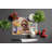 Decorating Easter Labradoodle Glass Cutting Board