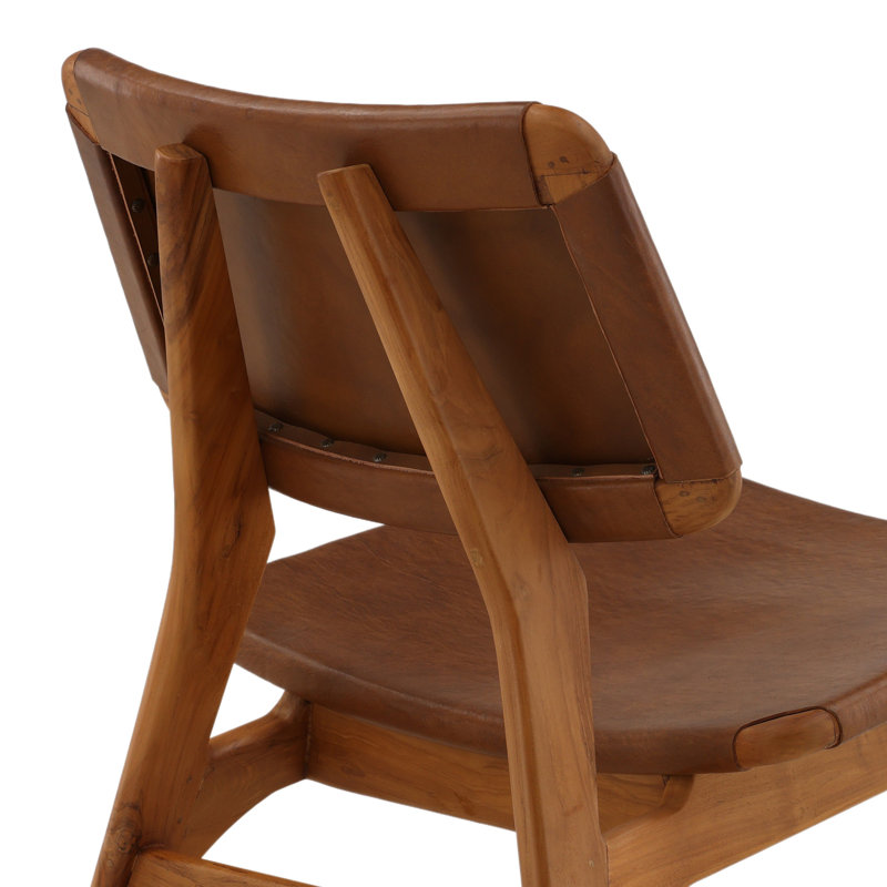 Quintero Teak Wood Occasional Chair, Brown