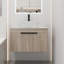 Ensemble de meuble-lavabo mural simple 30 po Caelynn