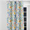 Rideaux Boho - rideau à œillets à motif cachemire coloré bleu d'été - 1 panneau