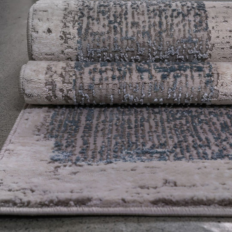 Tapis turc Allysia-BLEU, Rectangle 5 pi 3 po x 7 pi 2 po