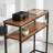 2-Tier Slim Console Table With 2 Shelves, Narrow Sofa Table For Small Spaces, Entryway, Hallway, Living Room, Bedroom, And Office, Rustic Brown