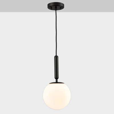 Luminaire suspendu en verre à 1 lumière Yelisey