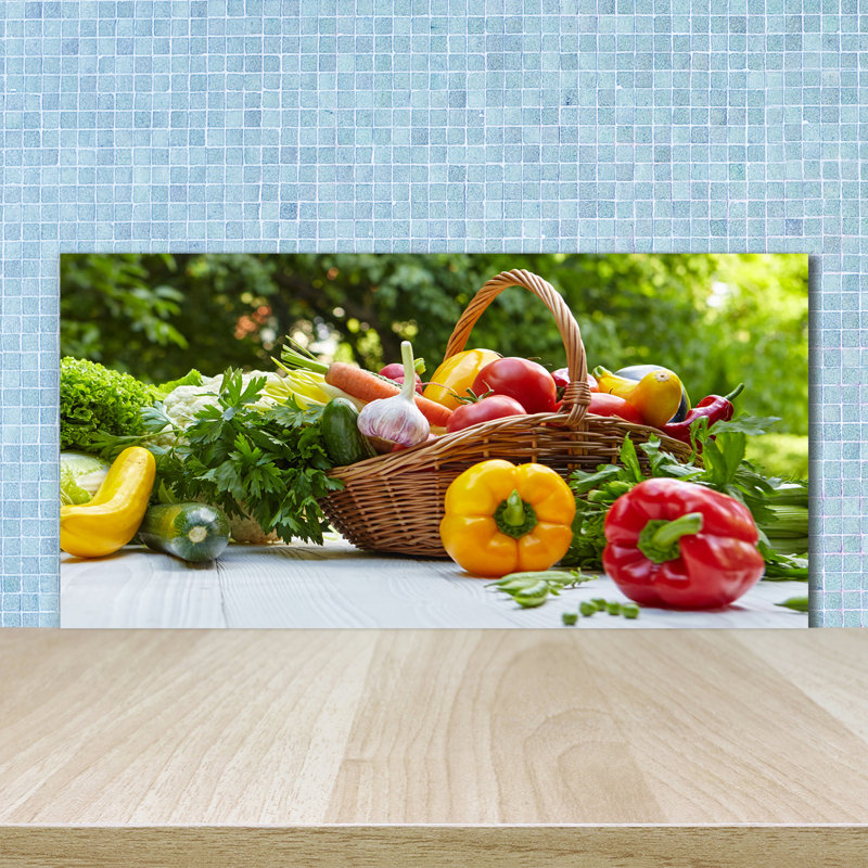 Leshara 50cm W x 100cm L Glass Peel and Stick Panel