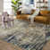 Non-Slip Machine Washable Area Rugs, Modern Abstract Rug with Non-Slip Backing for Living Room Bedroom Dining Room