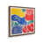 Floater Framed Print without Mat Canvas selected