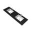 Plateau de meuble-lavabo double 72 po avec lavabos intégrés Serenity - blanc-56597595-56597597