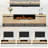 80" Fireplace Tv Stand With 40" Fireplace, Entertainment Center With Storage-1995062336