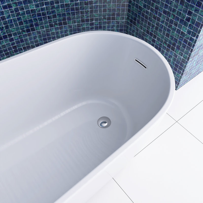 Baignoire de trempage autoportante 63 po x 31 po