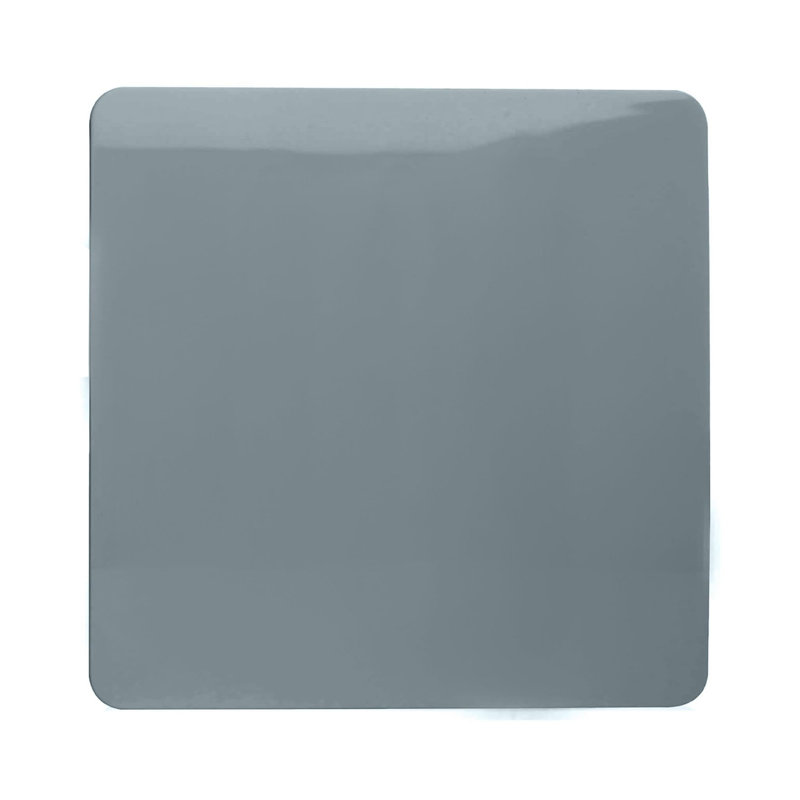Trendi Switch Single Blanking Plate, Cool Grey