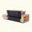 Convertible Sleeper Sofa Couch,Multifunctional Double Folding Sofa Bed,Storage Ottoman And Sofa Arm With  Box And Drawer, Drop Down Table With 2Cup Holders For Living Room,Apartment,Office-1001094362