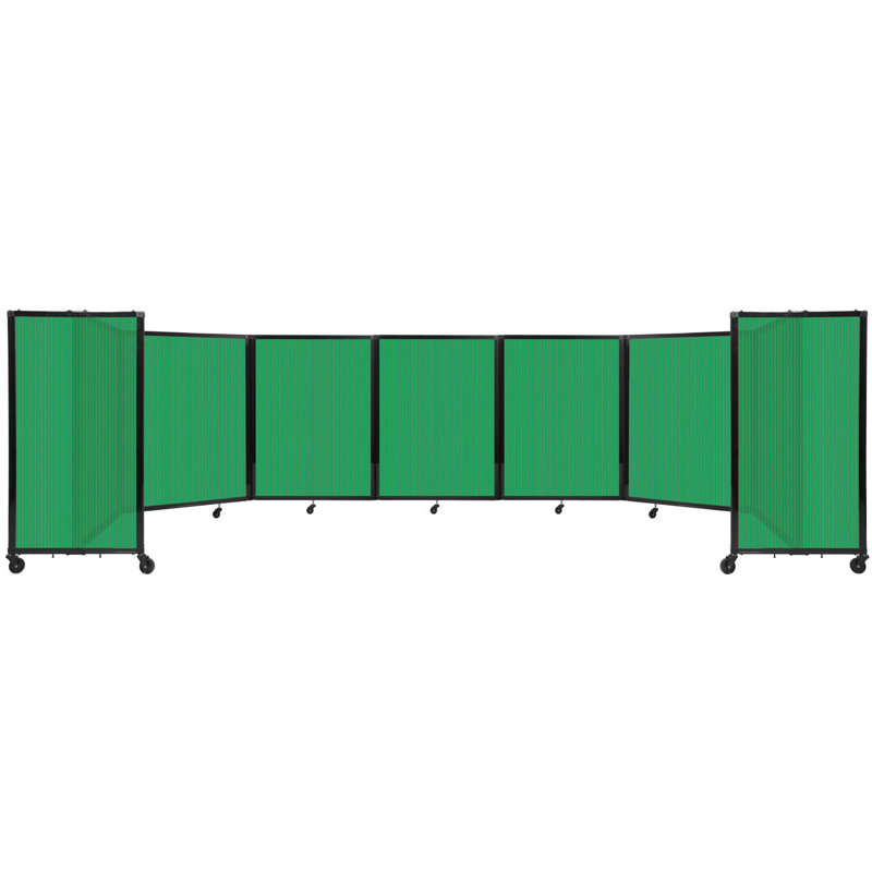 Cloison murale en polycarbonate 360, H 48 po x l 234 po, Vert