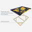 «World Map Gold Compass World Map», reproduction sur toile 3 pièces par HustleBroIllustrations-93058169