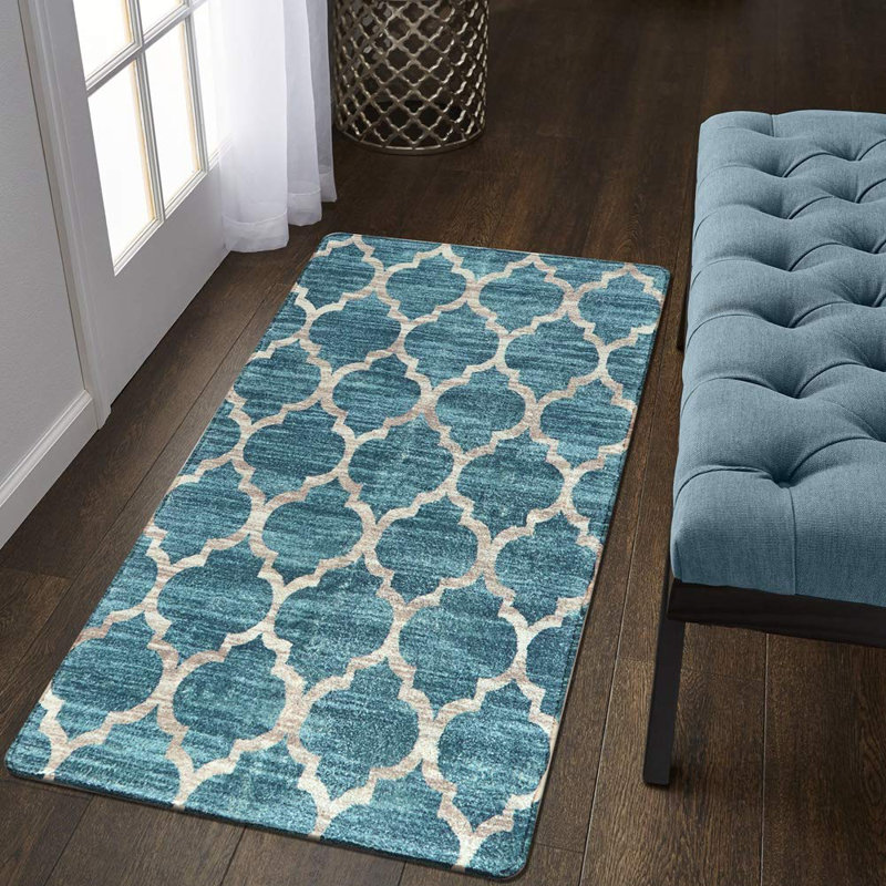Tawann Classic Moroccan Machine Washable  Area Rugs with Non-Slip Backing Perfect for Living Room, Dining Room, Bedroom Decor