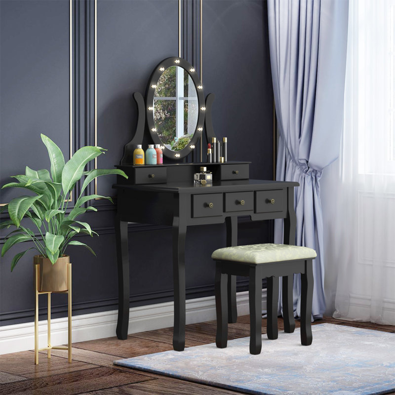 Broseley Dressing Table with Mirror