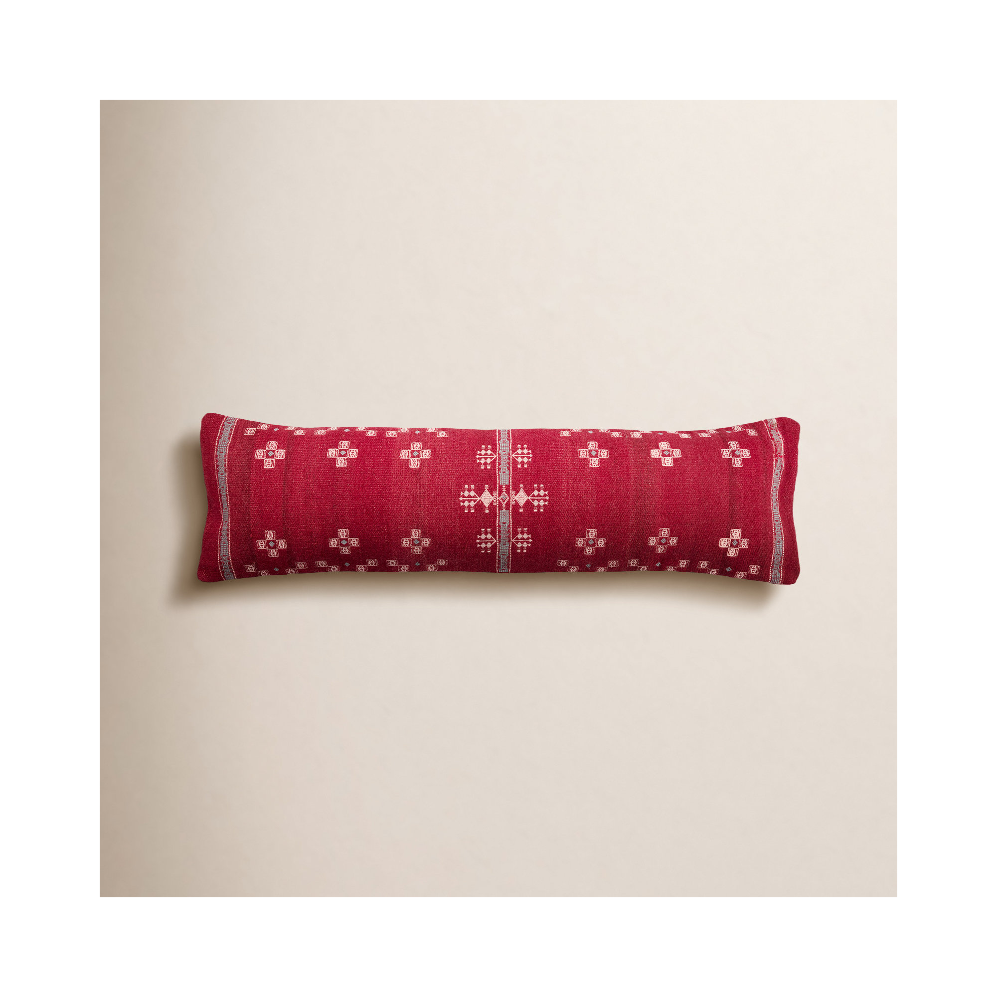 Ise Rectangular Wool Pillow, 100% Polyester