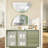 Round Metal Flat Wall Mirror (Set of 2)-102402137-102402139