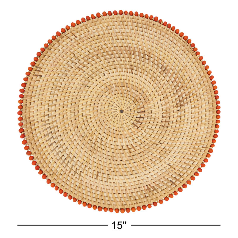 Padang Collection Jute Solid Colour Round Placemat