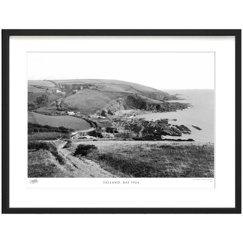 Talland, Bay 1924 by Francis Frith - Single Picture Frame Print, 40cm H x 50cm W x 2.3cm D