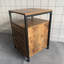 Halia 40cm W Iron Bedside Table
