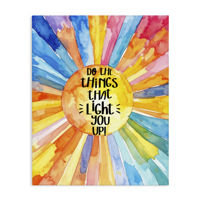 Things That Light You Up Canvas, design by Shelly Craig