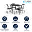 Ensemble 5 pièces de table et chaises Monroe-77462692