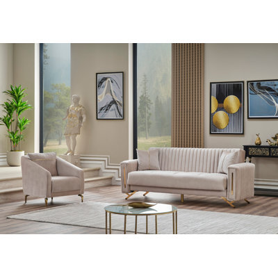 Volet 2 - Piece Living Room Set
