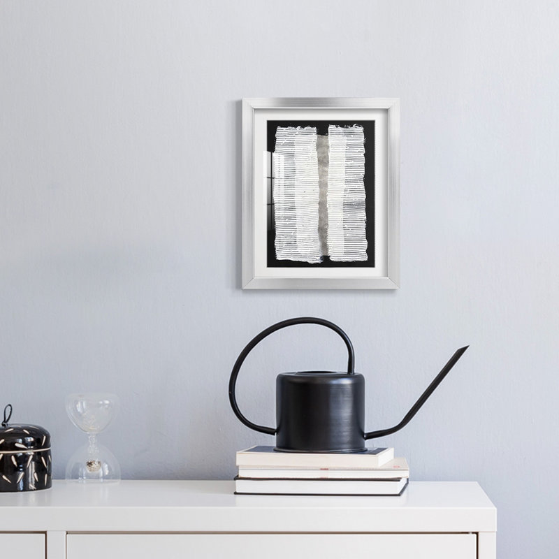 White Pillars II -Framed Print