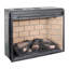 Foyer encastré à infrarouge à quartz - version bûche de bois de 23 po avec conception en brique. Puissance calorifique de 1500W. 5000 / H. Flamme réaliste. 4 options de luminosité. Approuvé UL. Caractéristiques doubles. Écoénergétique.