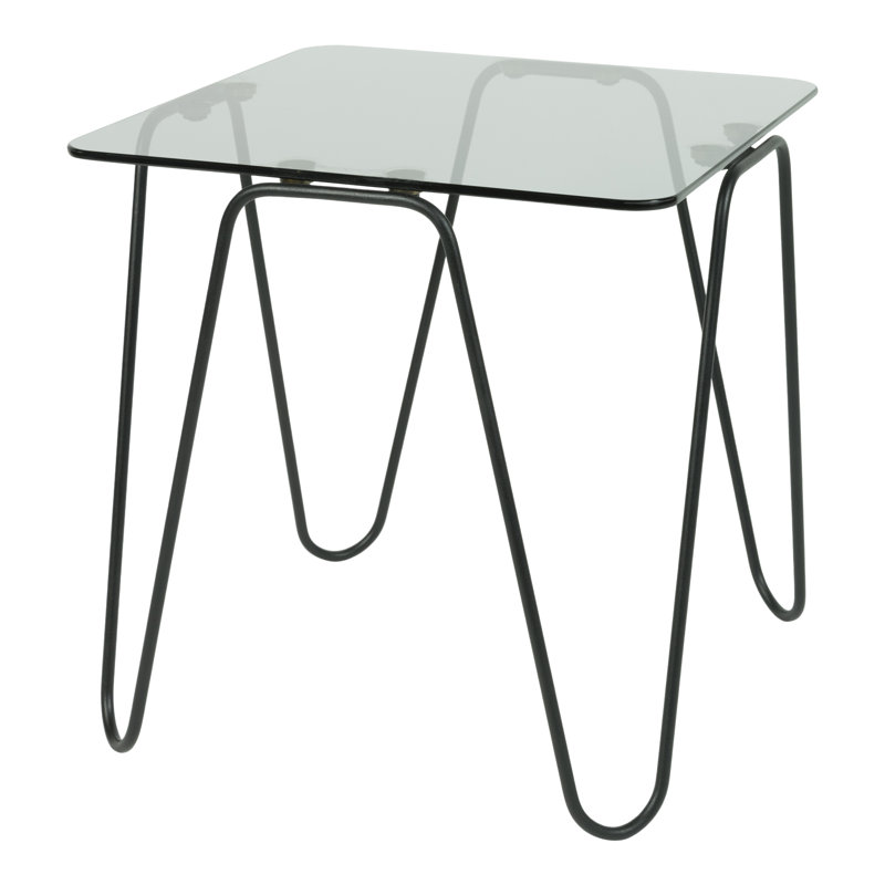 Minner Frame Coffee Table, H38 x L38 x W38cm, Smoked