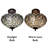 Edmundson Glass Semi Flush Mount