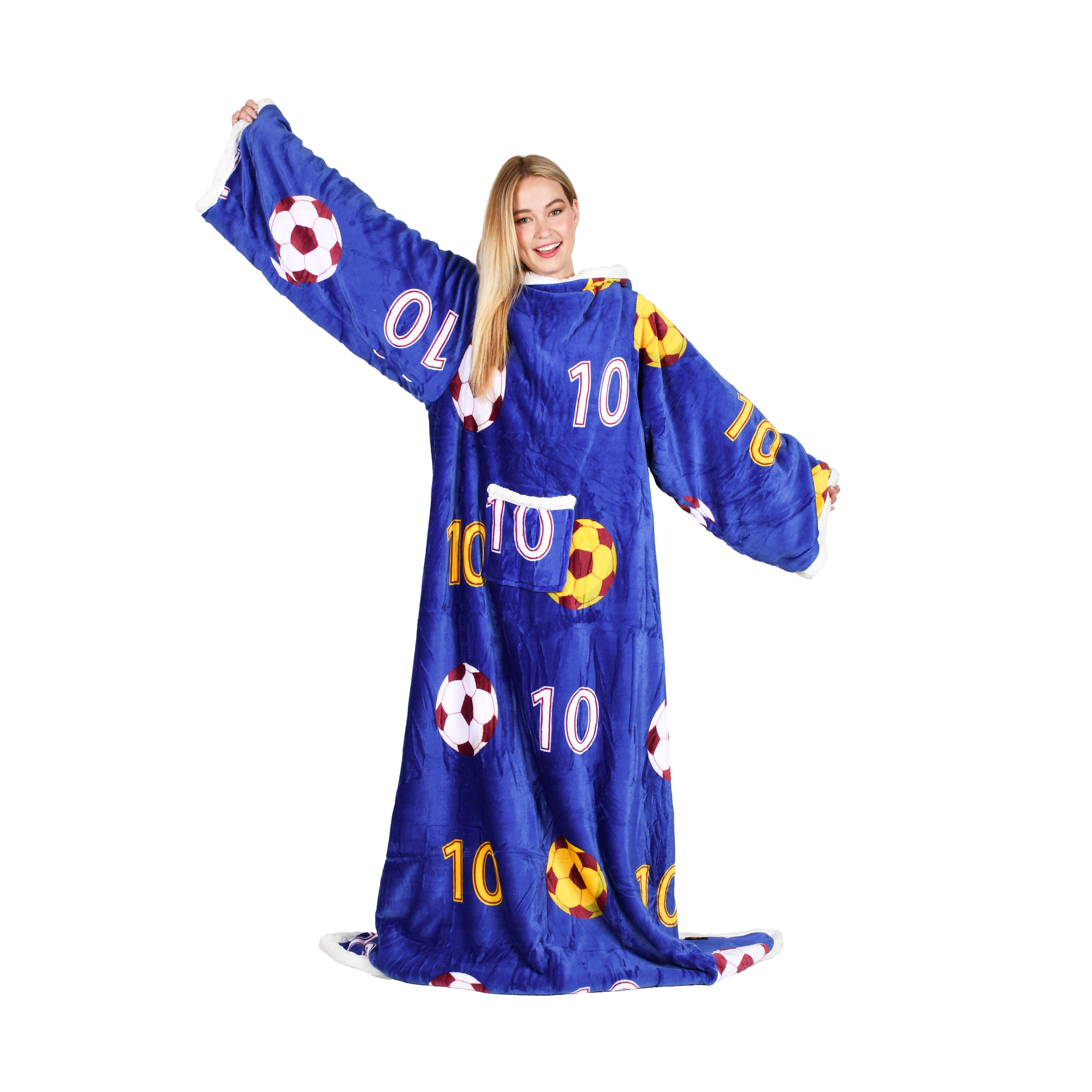 Catalonia Wearable Blanket with Sleeves Arms, Super Soft Warm