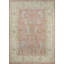 Tapis rose / beige en polyester tissé à la machine Foxley-1335242900