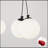 8 - Light Sphere Globe Chandelier[No Bulb]