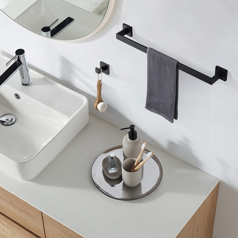 10 - Piece Bathroom Hardware Set, Matte Black