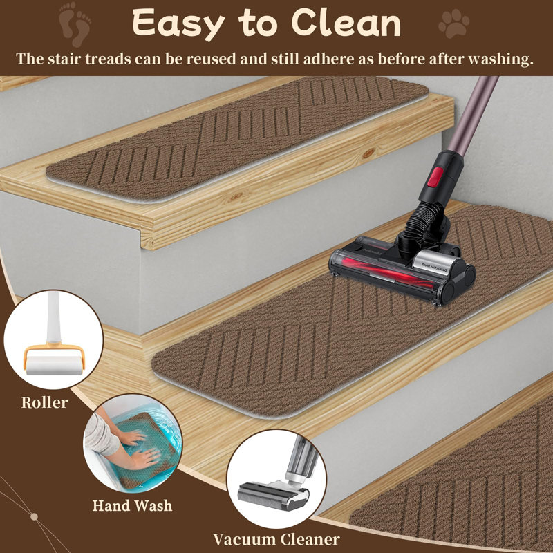 Non-Slip Stair Tread, Brown