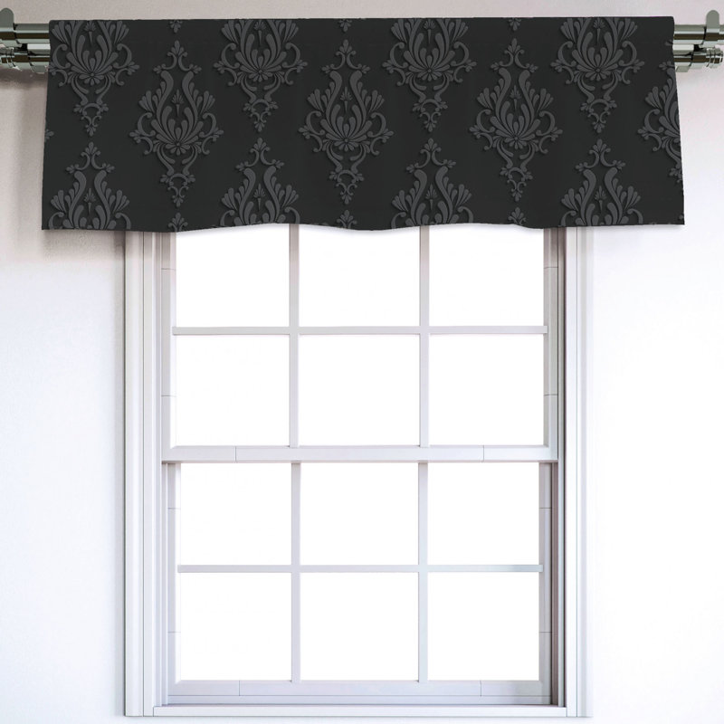 Sateen Ruffled Window Valance
