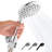 Single Function Massage Shower Head, Handheld Showerhead Easy To Clean Chrome-119378436
