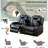 73.5" Power Recliner With Middle Console,LED Lighting Loveseat-2015921507
