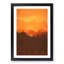 Orange Sunset Abstract Art - Picture Frame Graphic Art Print-55733790-55733796