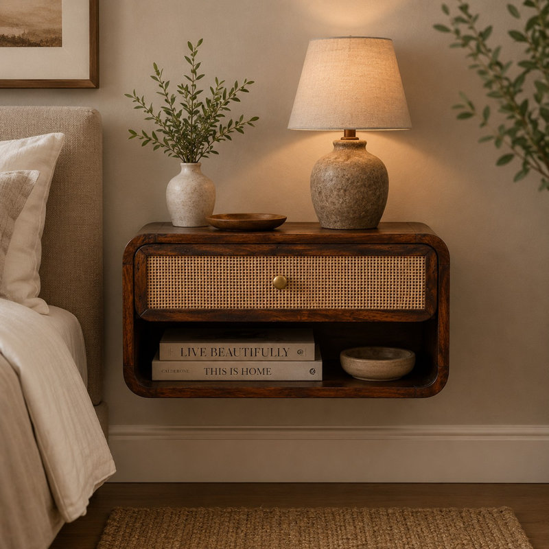 Kadie 18'' W Solid Wood Nightstand