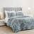 Wonderful Faux Fur Comforter Set 3 Piece Tie Dye-91870760-91870758