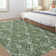 Floral Machine Washable Rug with Rubber Backing for Living Room Non-Slip Area Rug Vintage Indoor Carpet Non-Shedding Rug for Bedroom Dining Room Hallway Kitchen Office Playroom Nursery