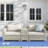 Gerrald 2 - Person Patio Conversation Sets with Cushions