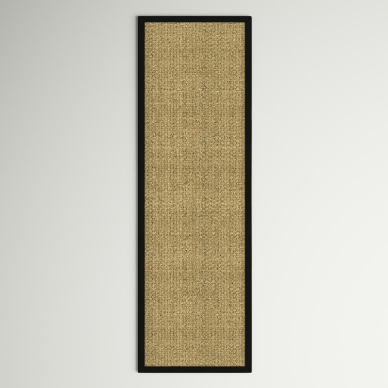 Tapis naturel / noir Auckland, Tapis de couloir 2 pi 6 po x 10 pi
