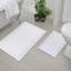 Tapis de bain réversible en coton blanc Bedding Craft, 43 x 61 cm-108892055